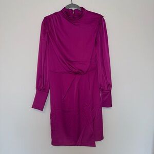 Karl Lagerfeld- Elegant Purple Women's Dress
